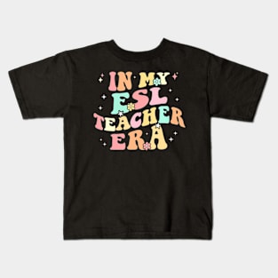 In My ESL Teacher Era Back To School Cute  ESOL Teacher Kids T-Shirt